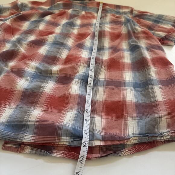 VTG Carhartt Relaxed Fit Pearl Snap Cowboy Shirt Short Sleeve Mens 2XL Western - Picture 7 of 10